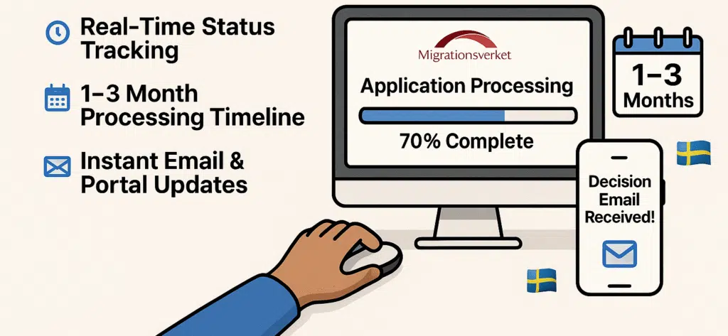 An infographics of Application Process