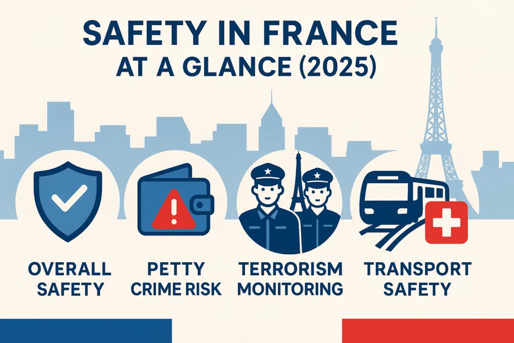 Safety in France at a Glance