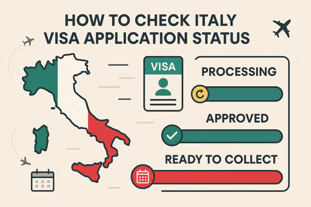 An Infographics on Italy Visa Application Tracking