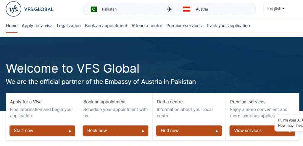 Apply Through VFS Global