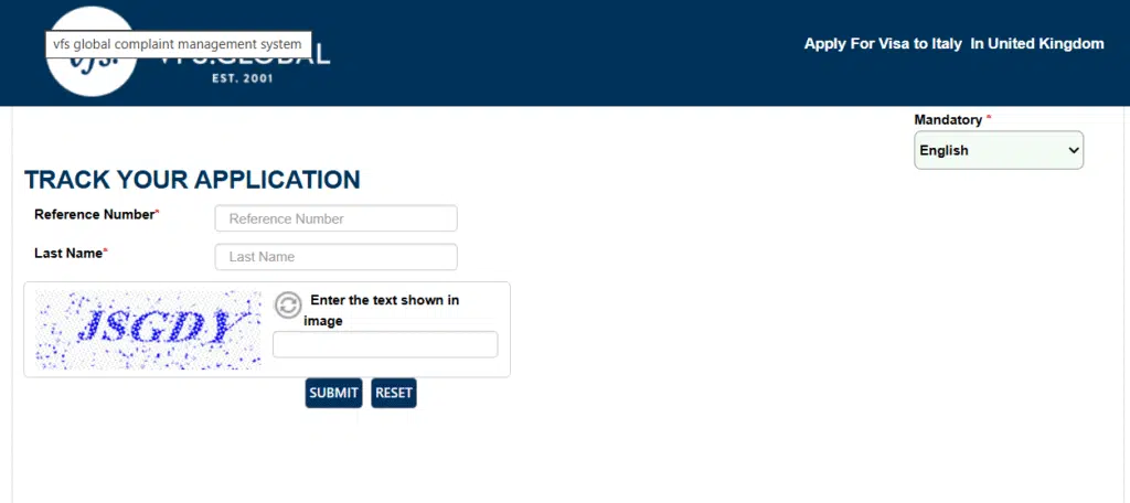 entering details for Submit