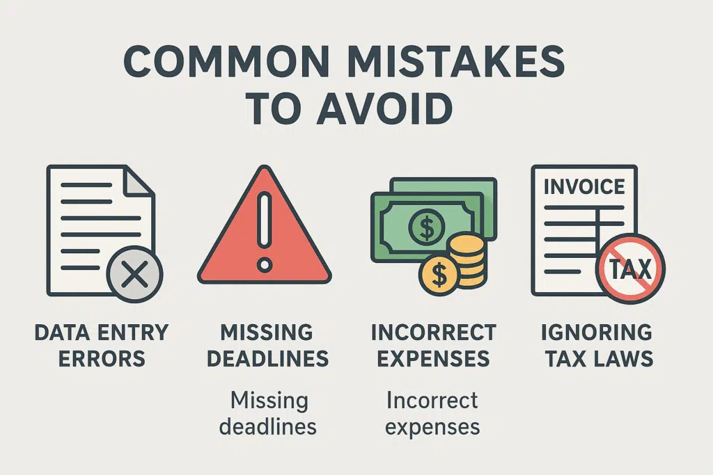 An Infographics on Common Mistakes to Avoid When Calculating VAT in Malta