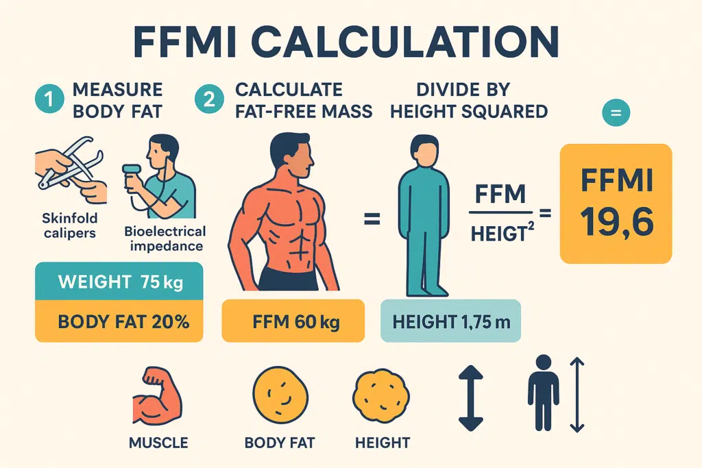 An Infographics on FFMI Calculation