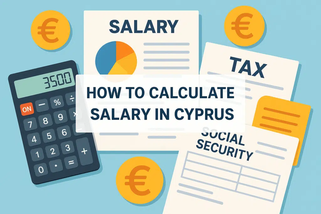 An Infographics on how to Calculate Salary in Cyprus