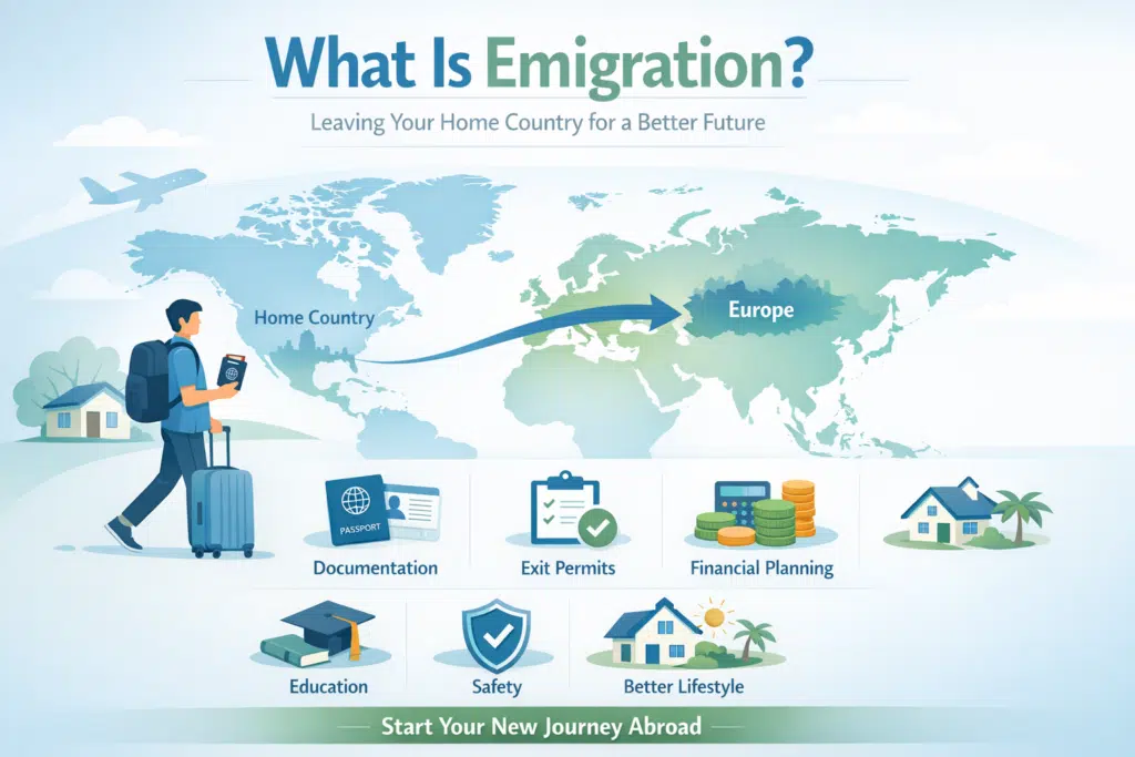 An Infographics on What is Emigration