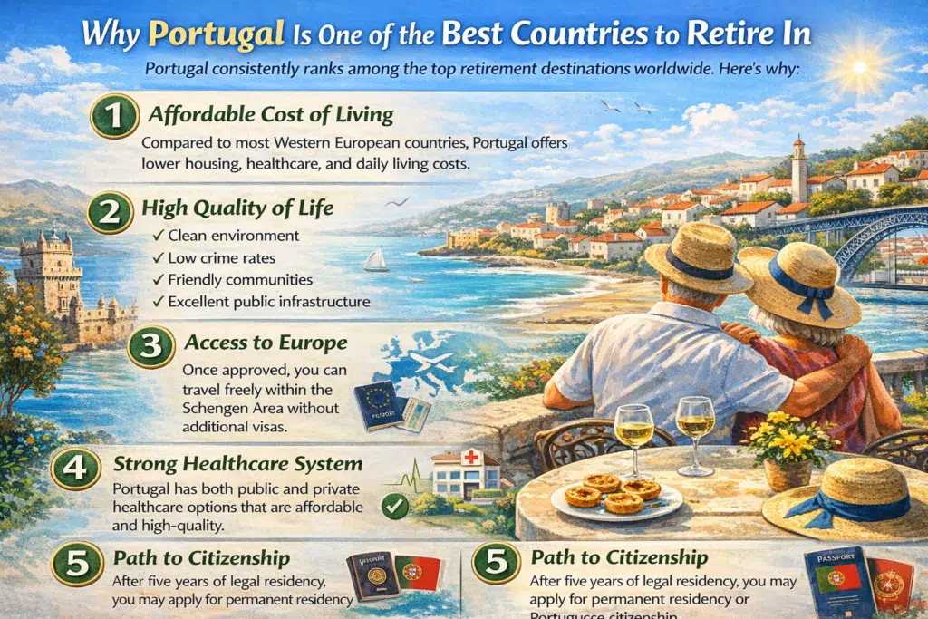 An Infographics on Portugal Is the Best Countries to Retire